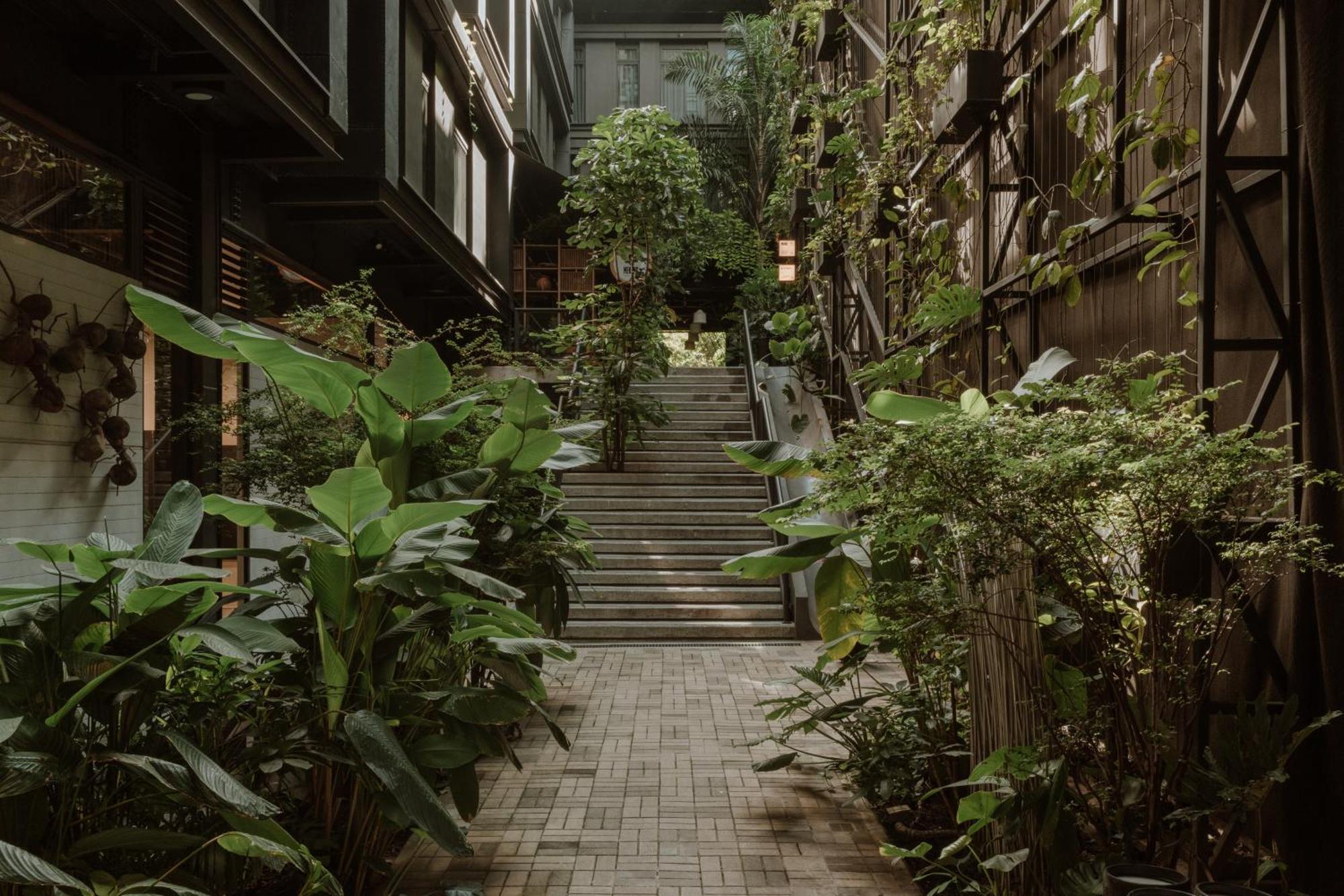 The Click Clack Hotel Medellín Esterno foto The interior of the hotel
