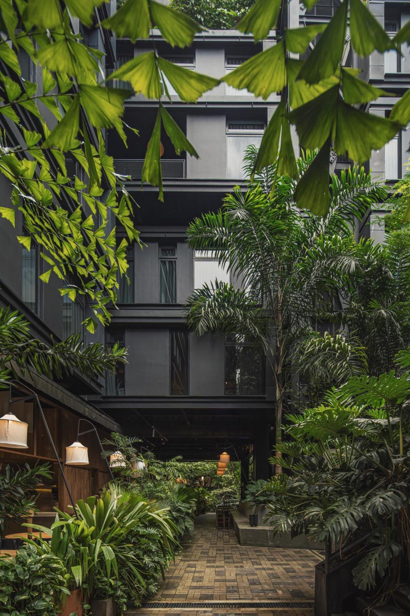 The Click Clack Hotel Medellín Esterno foto The interior of the hotel