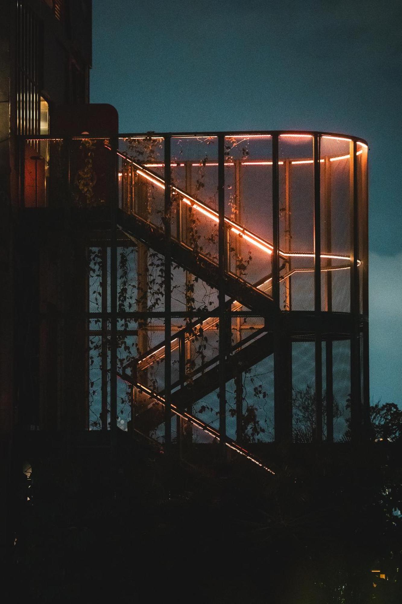 The Click Clack Hotel Medellín Esterno foto The staircase at the top of the observation tower
